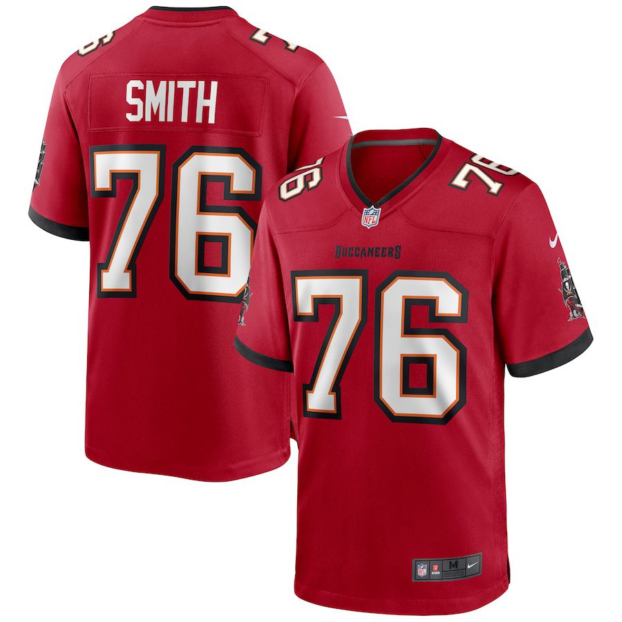 Men Tampa Bay Buccaneers 76 Donovan Smith Nike Red Game NFL Jersey